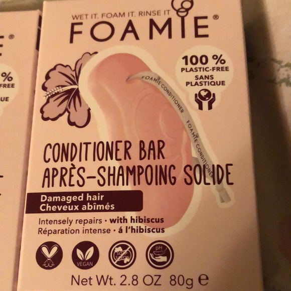FOAMIE conditioner bar. Wet it,foam it, rinse it. New in box.  You get 2 boxes. - Picture 2 of 7